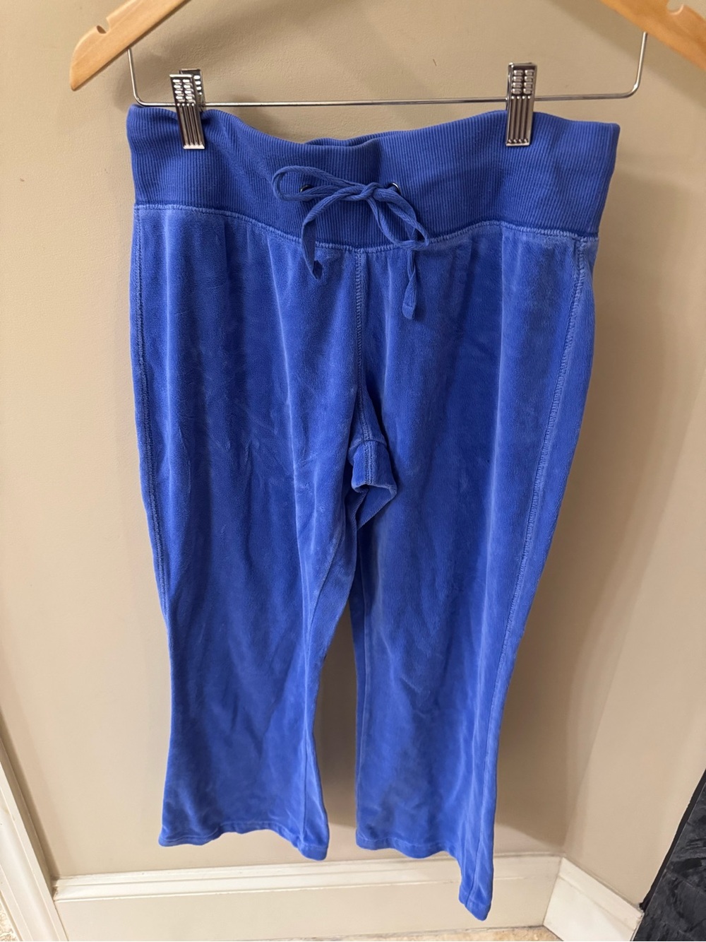 💙 Tek Gear Fit & Flare Velour Yoga Pants Women's Medium
